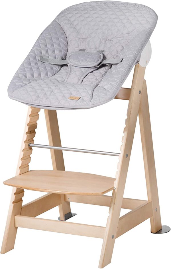 Roba Born Up trap kinderstoel naturel Set 2 in 1 incl. Style